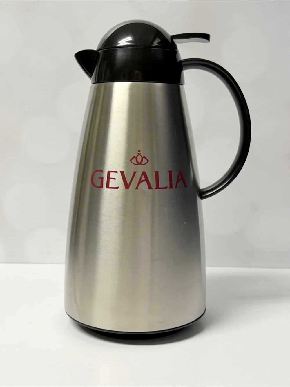 Gevalia Stainless Steel Thermal Carafe - Silver with Black